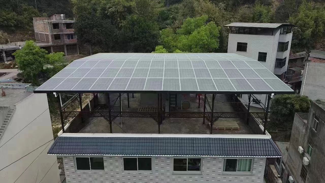 安宁15kw+10kwh自建别墅家庭光伏储能系统